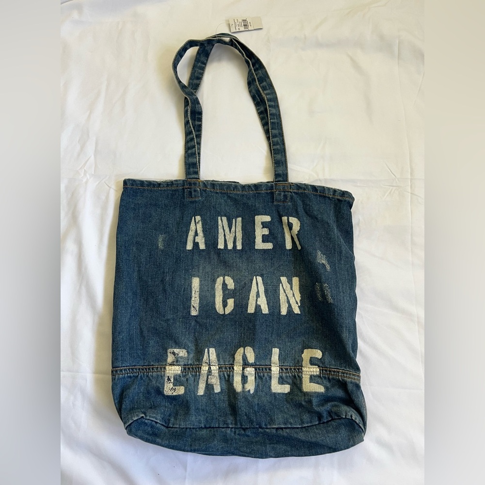 American Eagle Outfitters denim tote bag